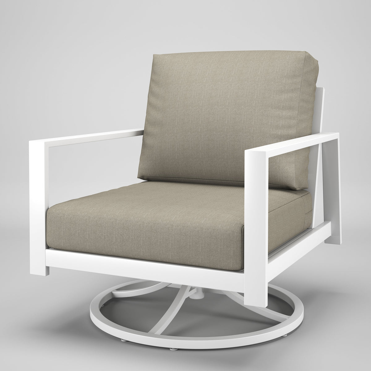 Forever Patio Swivel Rocker Chair Forever Patio Hanover 6400 White Swivel Rocker FP-HAN-SR-WT