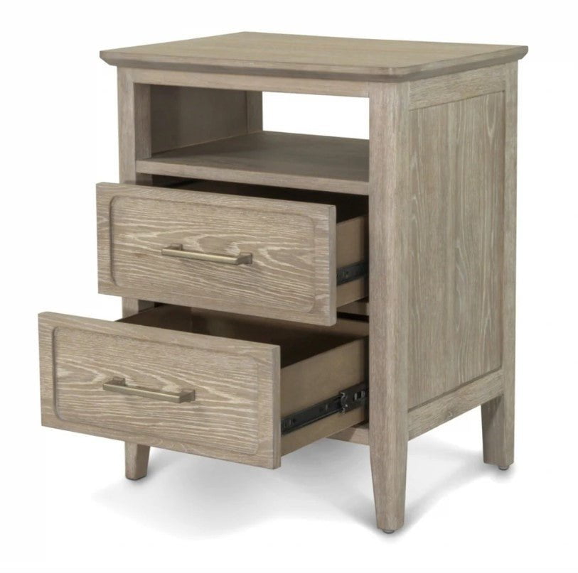 Lineage Collection Nightstand Lineage Collection Cape May Electrified Nightstand SKU: B62232-DRIFTWOOD