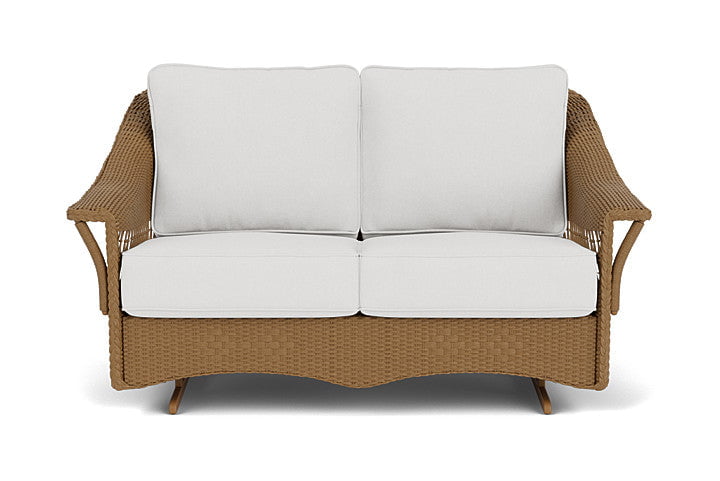 Lloyd Flanders Loveseat Glider Lloyd Flanders Nantucket Loveseat Glider