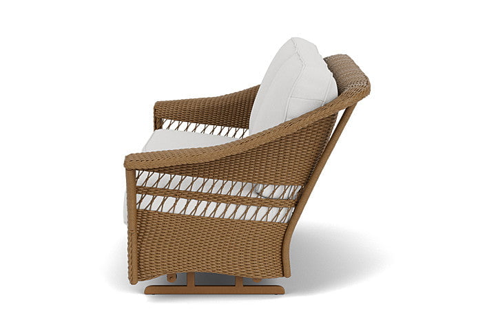 Lloyd Flanders Loveseat Glider Lloyd Flanders Nantucket Loveseat Glider
