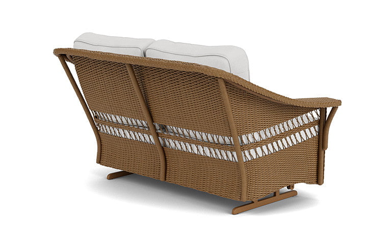 Lloyd Flanders Loveseat Glider Lloyd Flanders Nantucket Loveseat Glider