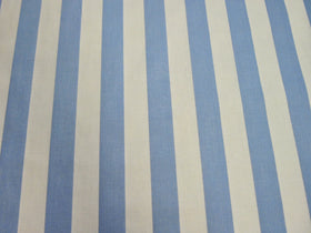 Sunbrella Lt Blue Stripe Spice Islands fabric swatch