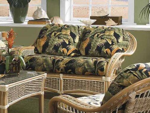 Spice Islands Islander Loveseat Natural - Rattan Imports