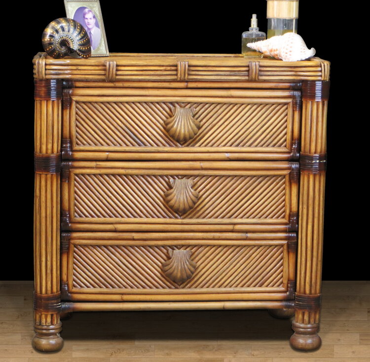 Spice Island Coral Cove 3 Drawer Dresser