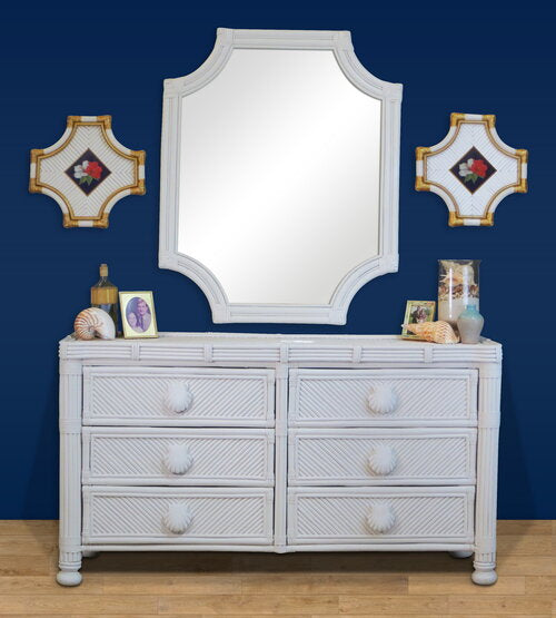 Spice Island Coral Cove 6 Drawer Dresser