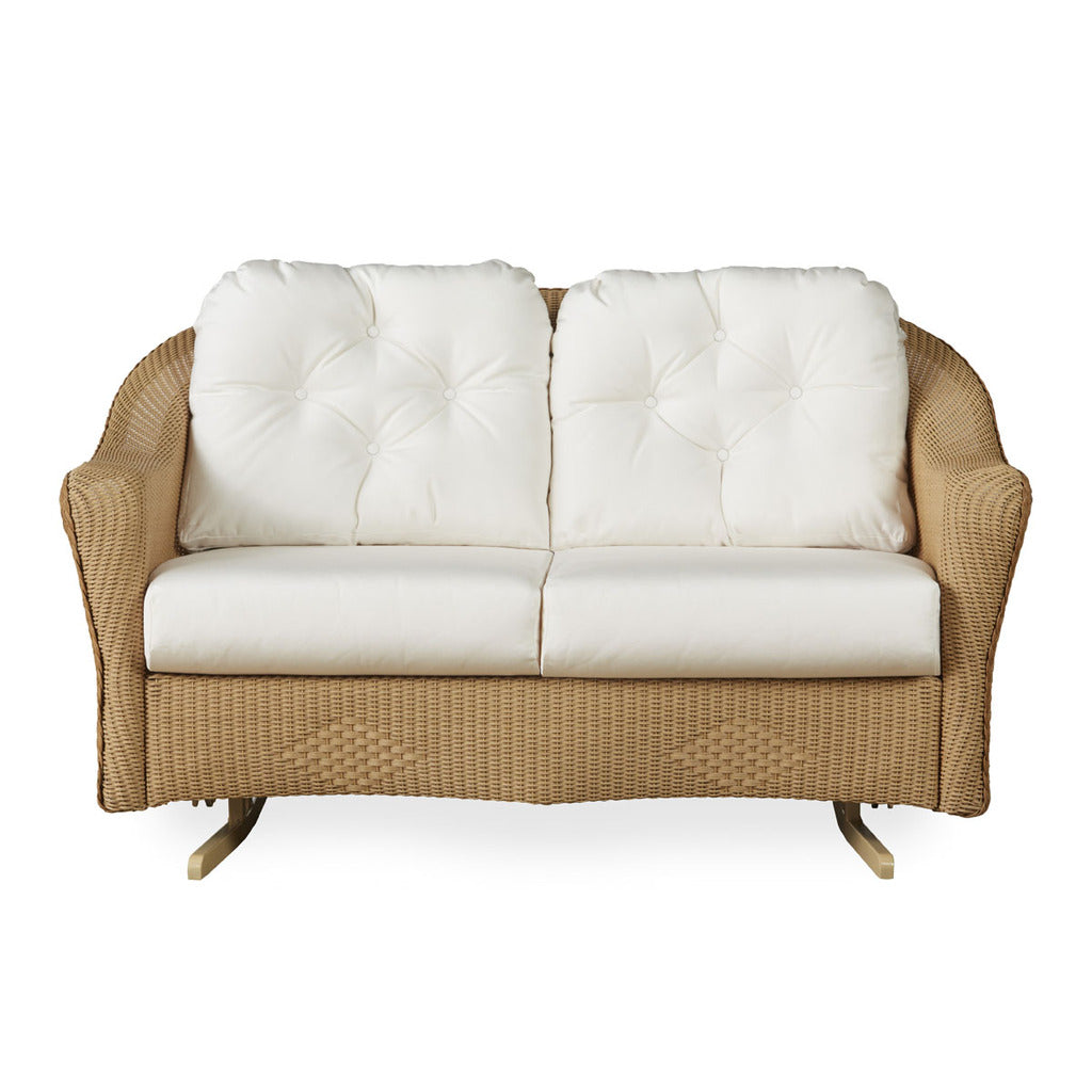 Lloyd Flanders Lloyd Flanders Reflections Loveseat Glider Loveseat Glider - Rattan Imports