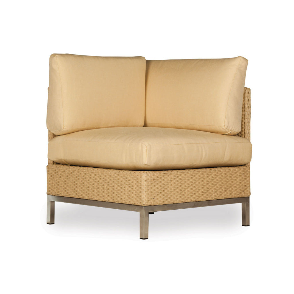 Lloyd Flanders Lloyd Flanders Elements Corner Sectional With Loom Arms &amp; Back Sectional - Rattan Imports