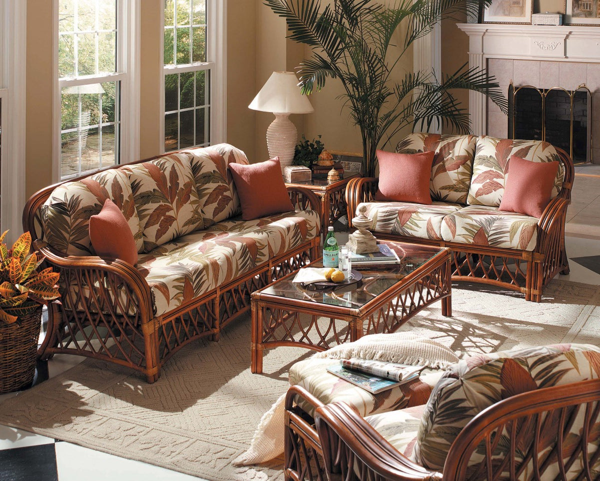 South Sea Rattan Antigua 6 piece Seating Set