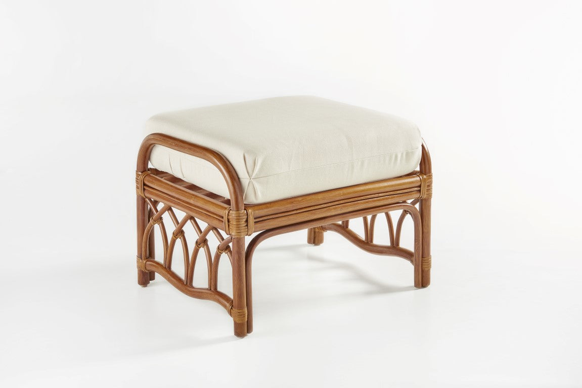 South Sea Rattan Antigua Ottoman