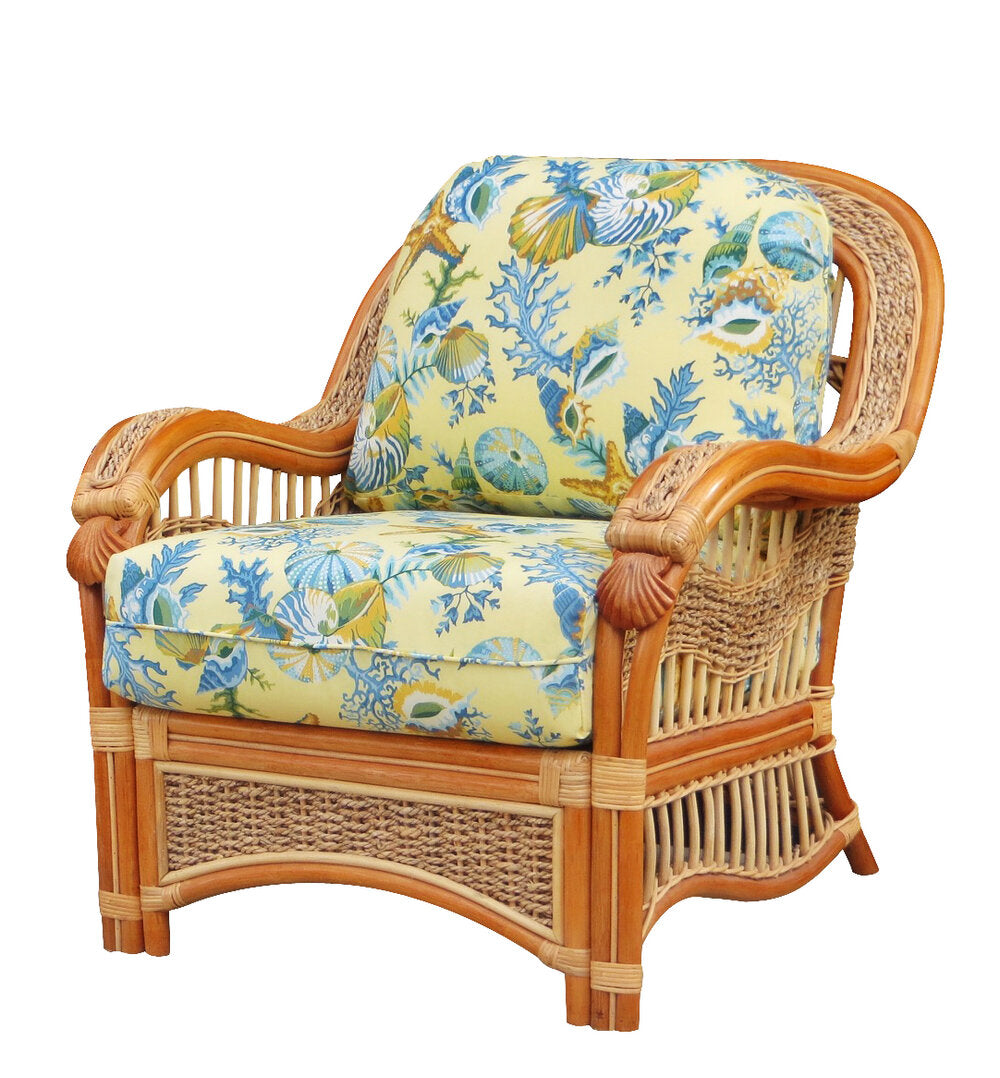Spice Islands Seascape Arm Chair Natural