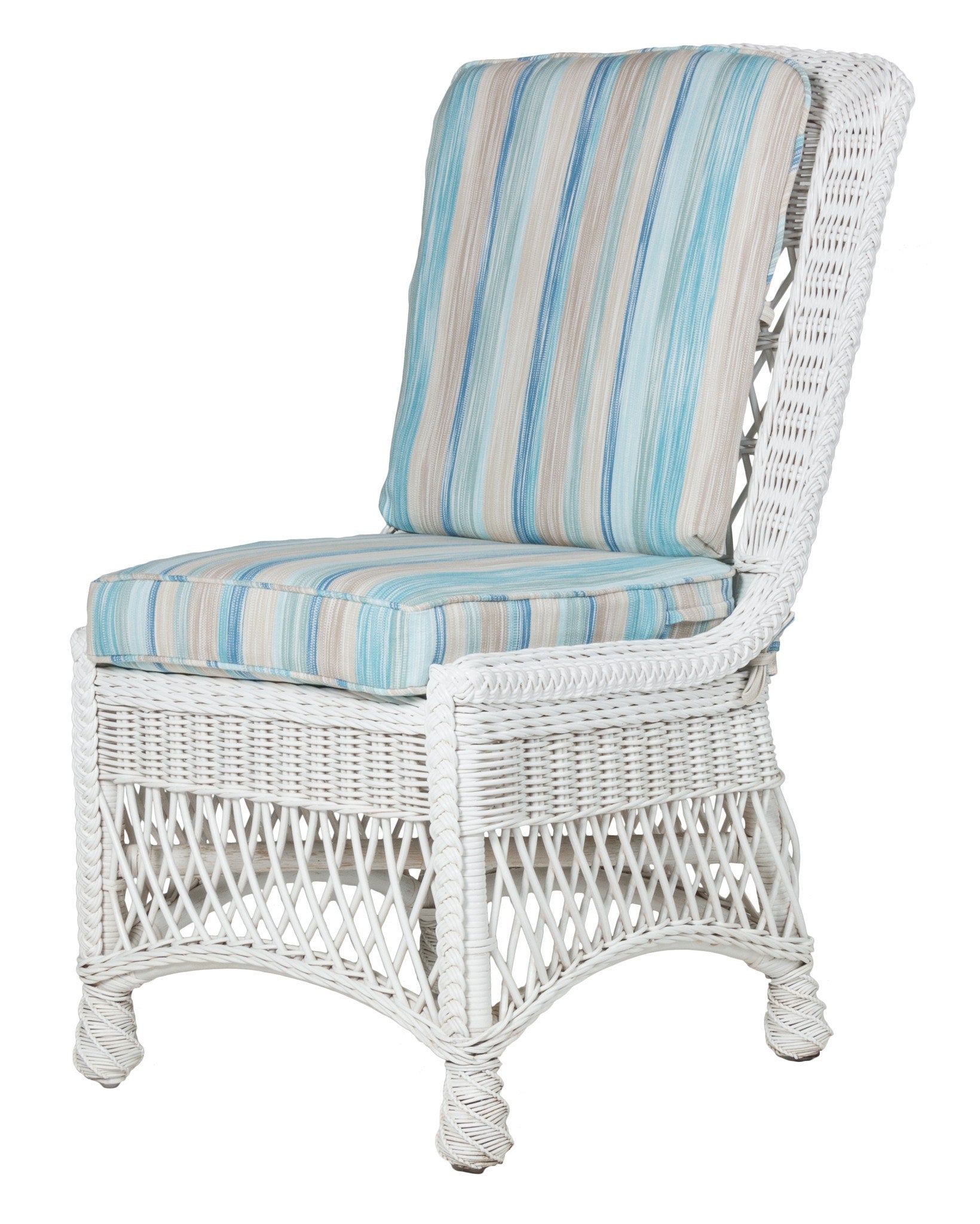 Designer Wicker & Rattan By Tribor Rockport Dining Side Chair by Designer Wicker from Tribor Dining Chair - Rattan Imports