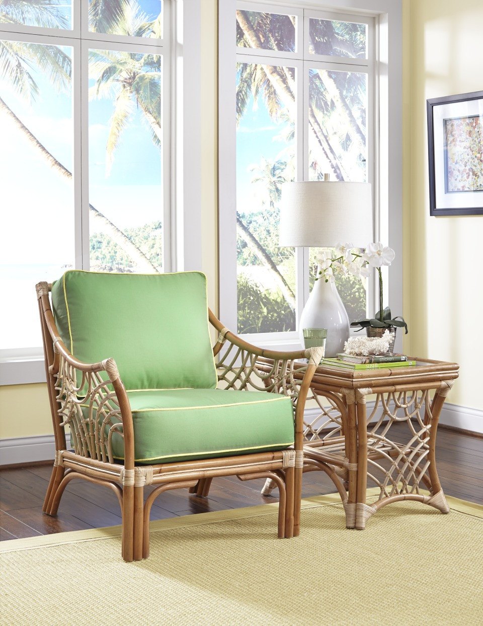 Spice Islands Bali End Table Natural - Rattan Imports