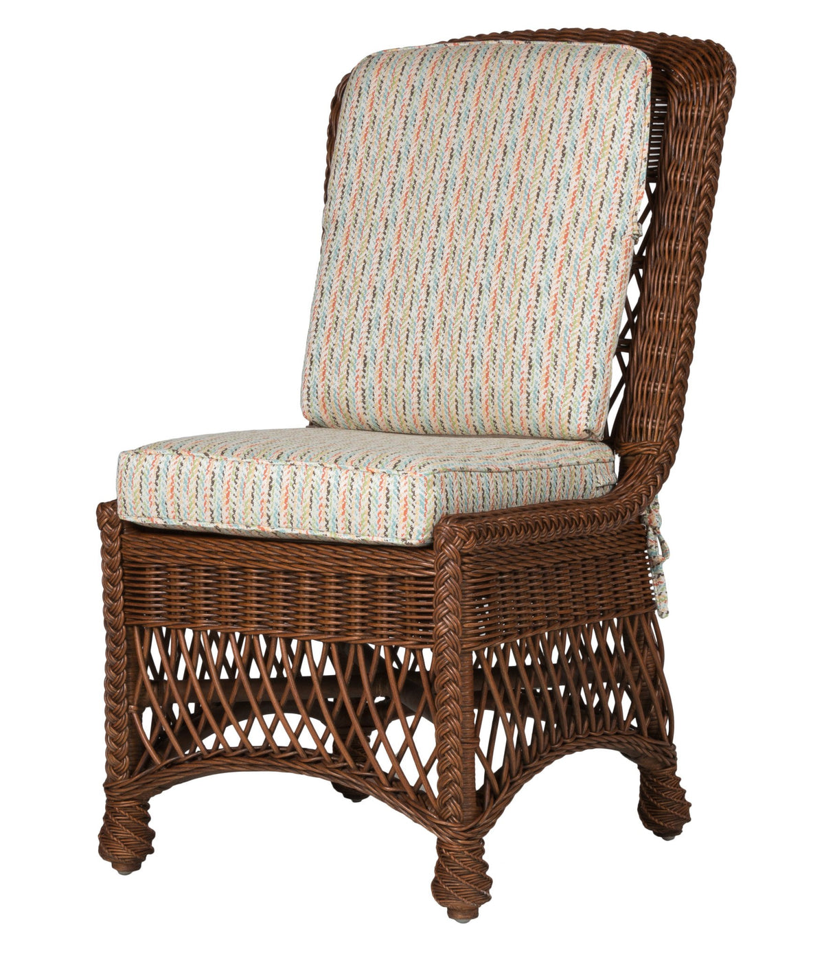 Designer Wicker &amp; Rattan By Tribor Rockport Dining Side Chair by Designer Wicker from Tribor Dining Chair - Rattan Imports