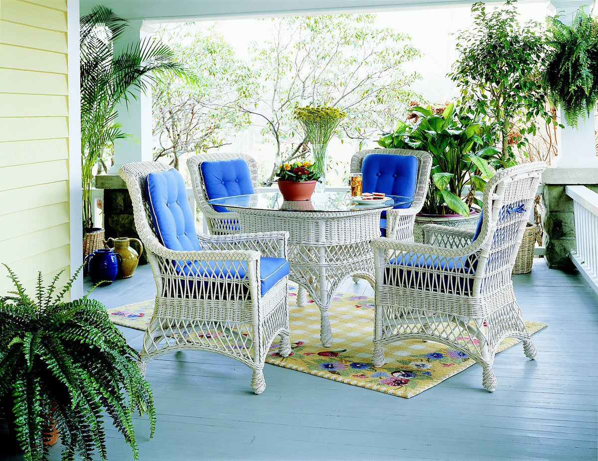Designer Wicker &amp; Rattan By Tribor Rockport Dining Side Chair by Designer Wicker from Tribor Dining Chair - Rattan Imports