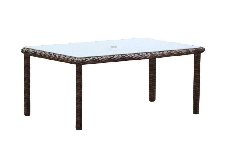 South Sea Rattan South Sea Rattan St. Tropez Rectangular Dining Table Dining Table - Rattan Imports