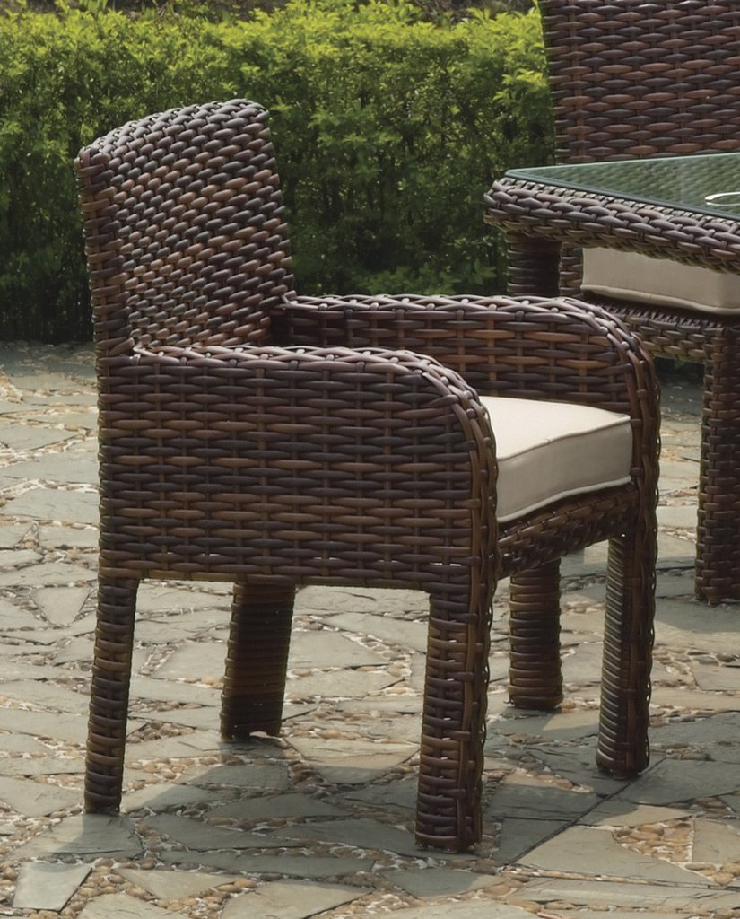 South Sea Rattan South Sea Rattan St. Tropez 7-Piece Rectangular Dining Set Dining Set - Rattan Imports