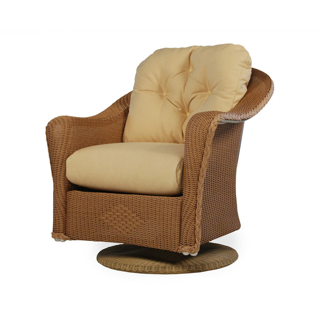 Lloyd Flanders Lloyd Flanders Reflections Swivel Rocker Lounge Chair Swivel Rocker Chair - Rattan Imports