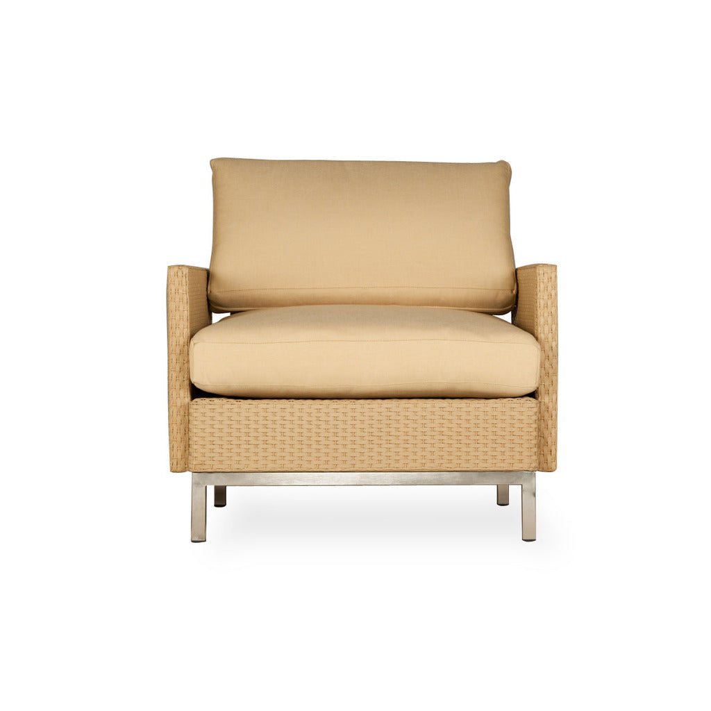 Lloyd Flanders Lloyd Flanders Elements Lounge Chair With Loom Arms &amp; Back Chair - Rattan Imports