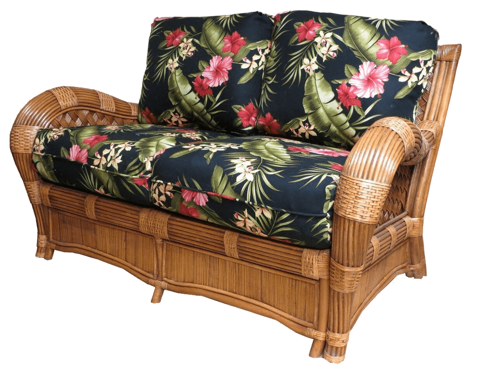 Spice Islands Kingston Reef Loveseat Cinnamon By Spice Islands - Rattan Imports