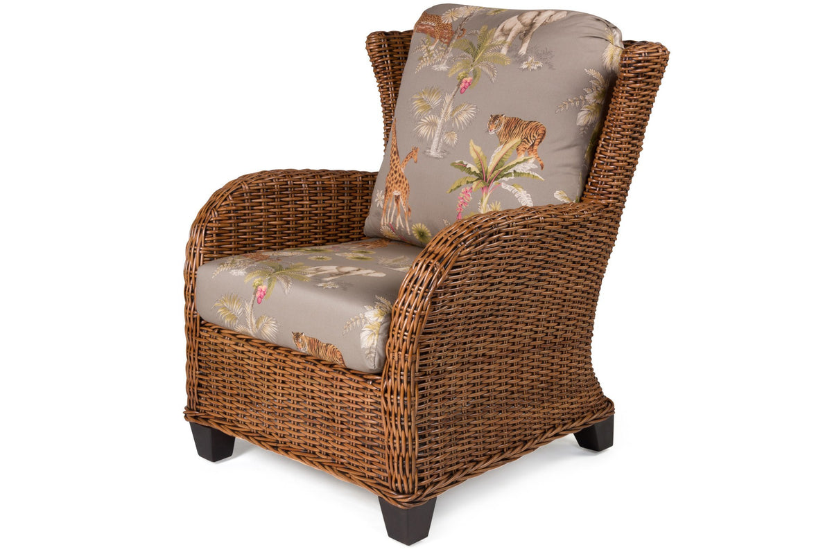 Designer Wicker &amp; Rattan By Tribor Clarissa Porch Arm Chair Chair - Rattan Imports