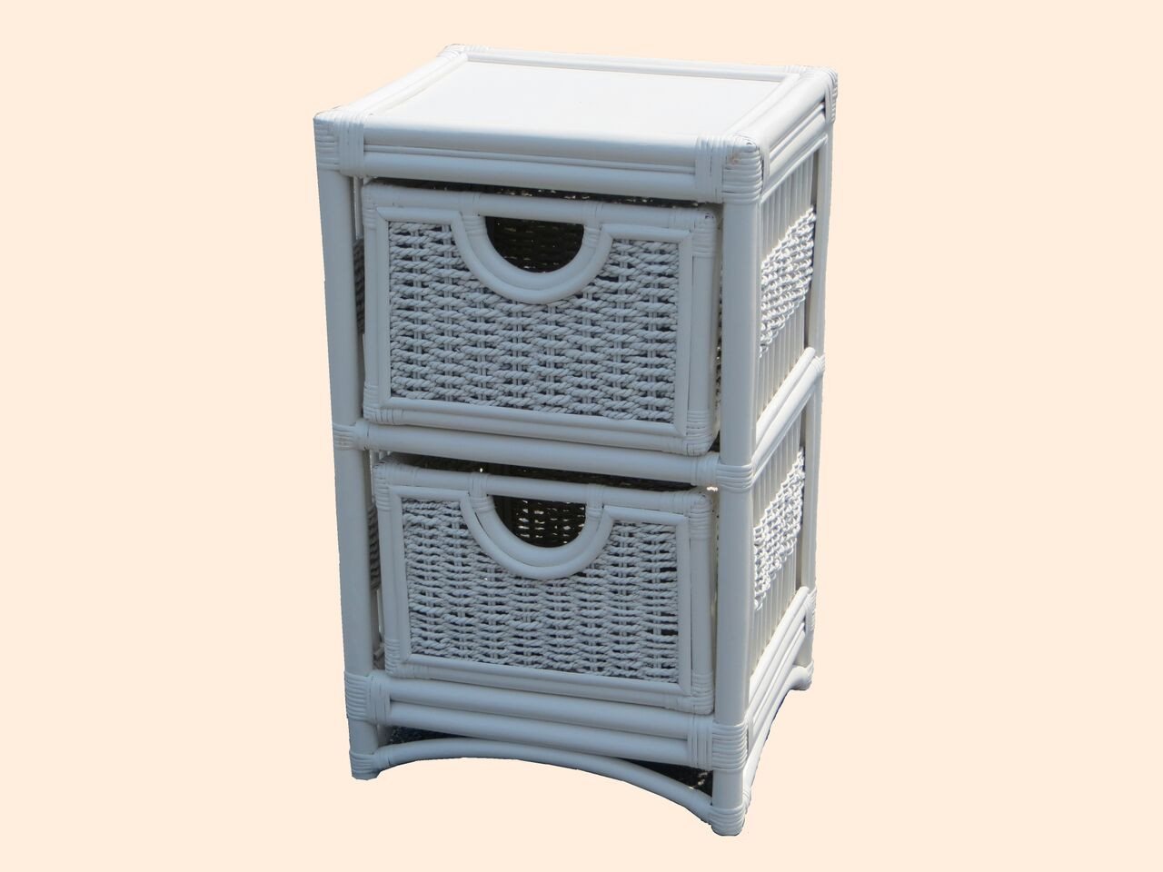 Spice Islands Spice Islands Regatta 2 Drawer Unit White Drawer - Rattan Imports