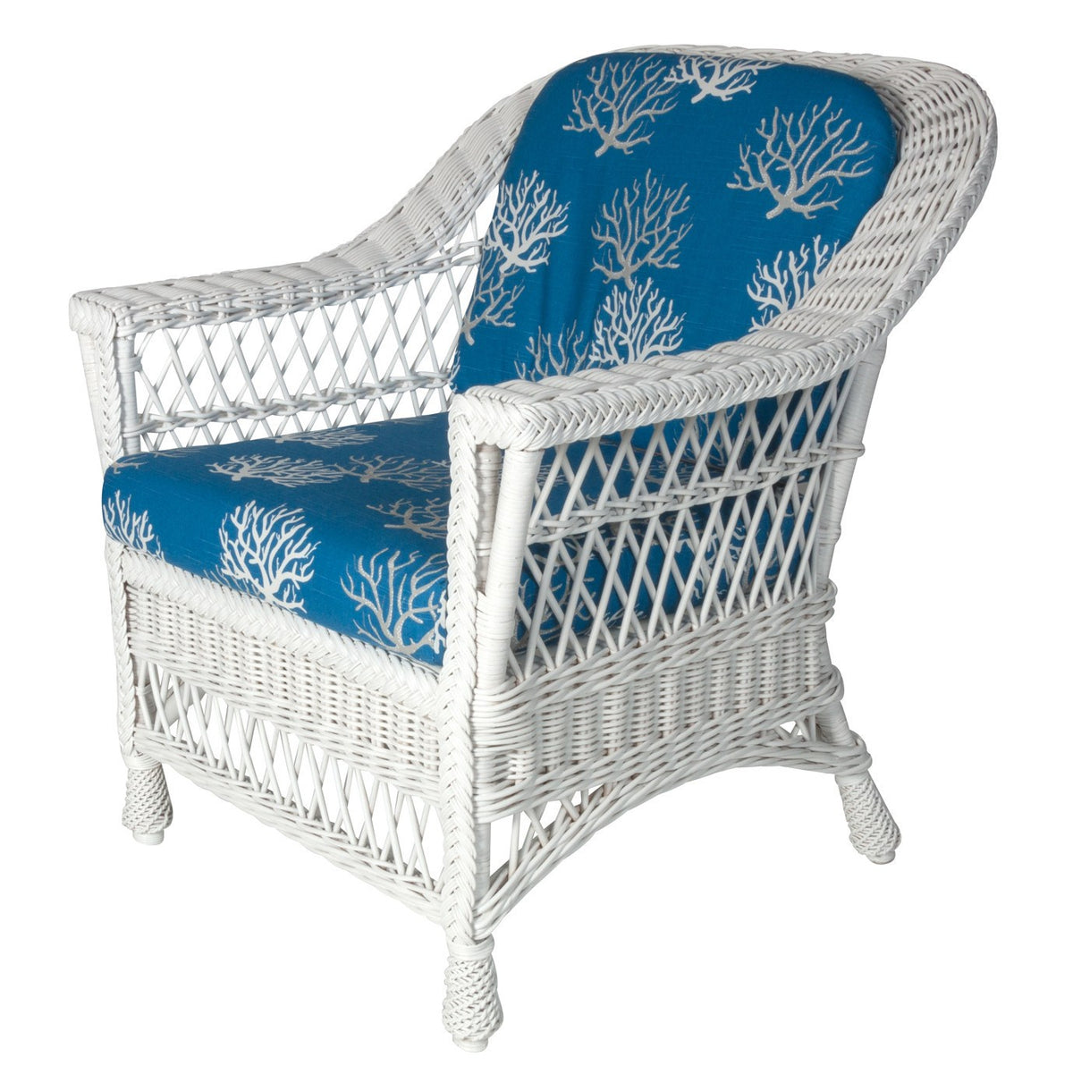 Designer Wicker &amp; Rattan By Tribor Harbor front Arm Chair by Designer Wicker from Tribor Chair - Rattan Imports