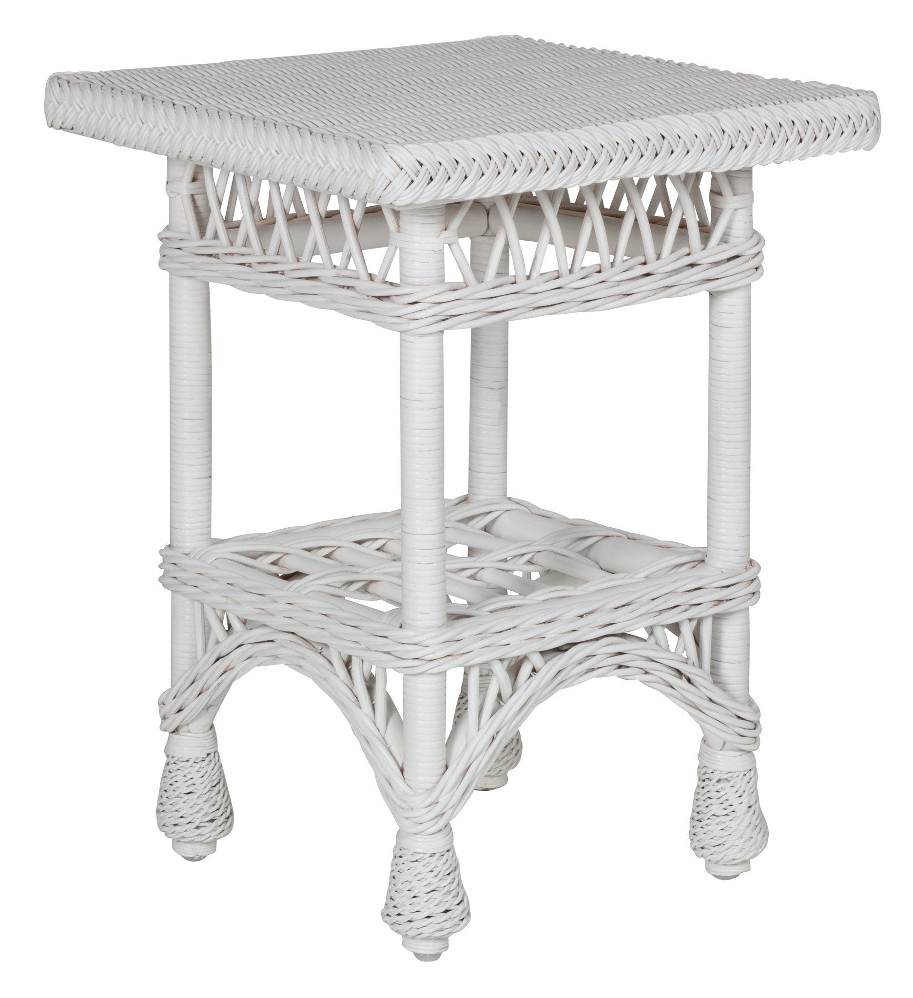 Designer Wicker & Rattan By Tribor Harbor Front End Table by Designer Wicker from Tribor End Table - Rattan Imports