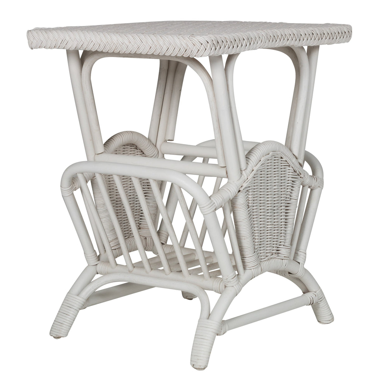 Designer Wicker &amp; Rattan By Tribor Harbor Front Occasional Magazine Table Accessory - Rattan Imports