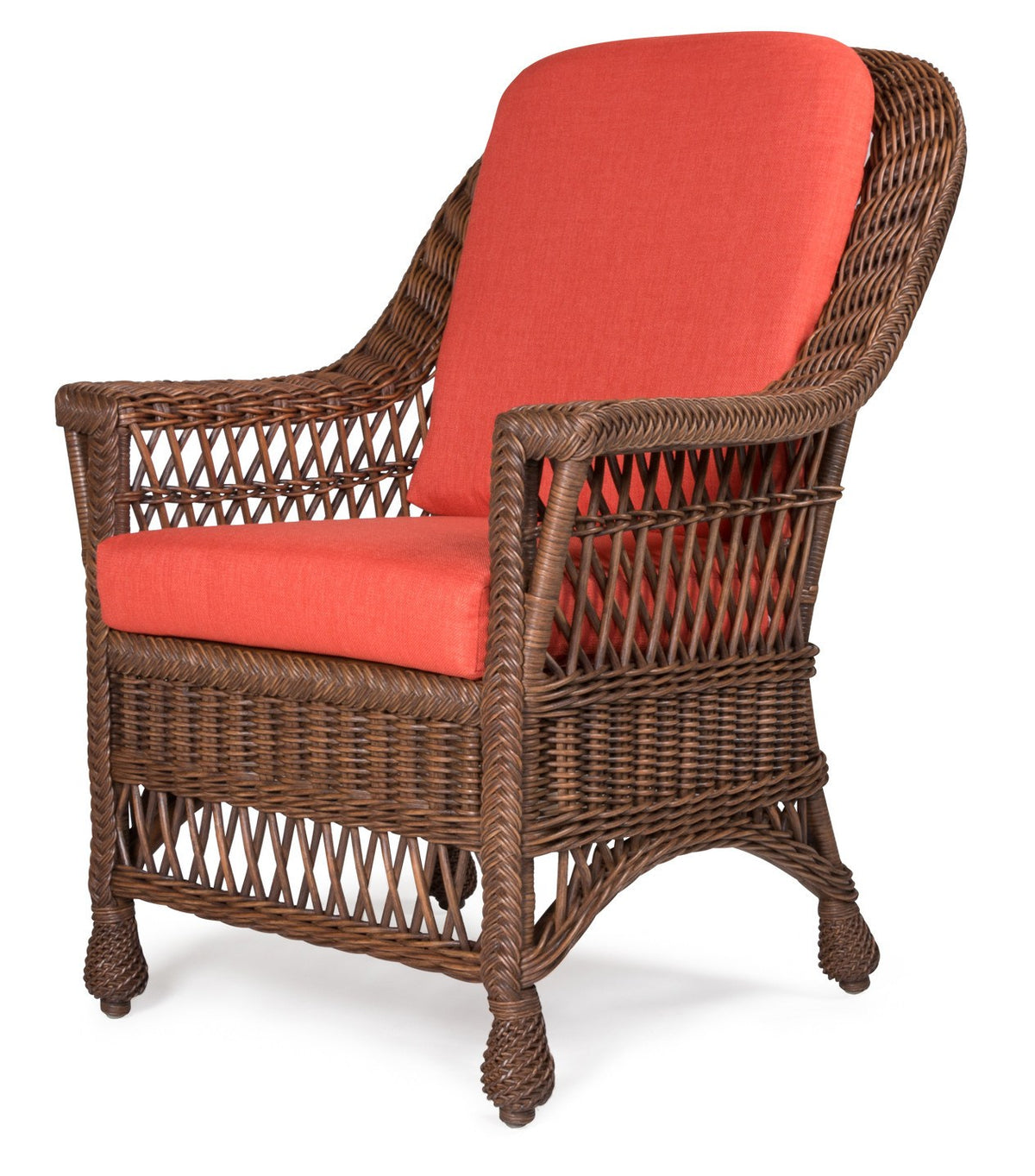 Designer Wicker &amp; Rattan By Tribor Harbor Front Dining Arm Chair by Designer Wicker from Tribor Dining Chair - Rattan Imports