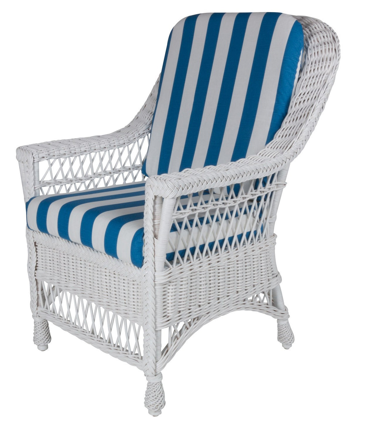 Designer Wicker &amp; Rattan By Tribor Harbor Front Dining Arm Chair by Designer Wicker from Tribor Dining Chair - Rattan Imports
