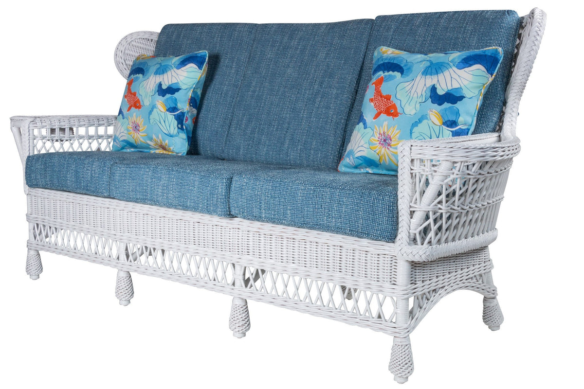 Designer Wicker &amp; Rattan By Tribor Concord Sofa Sofa - Rattan Imports