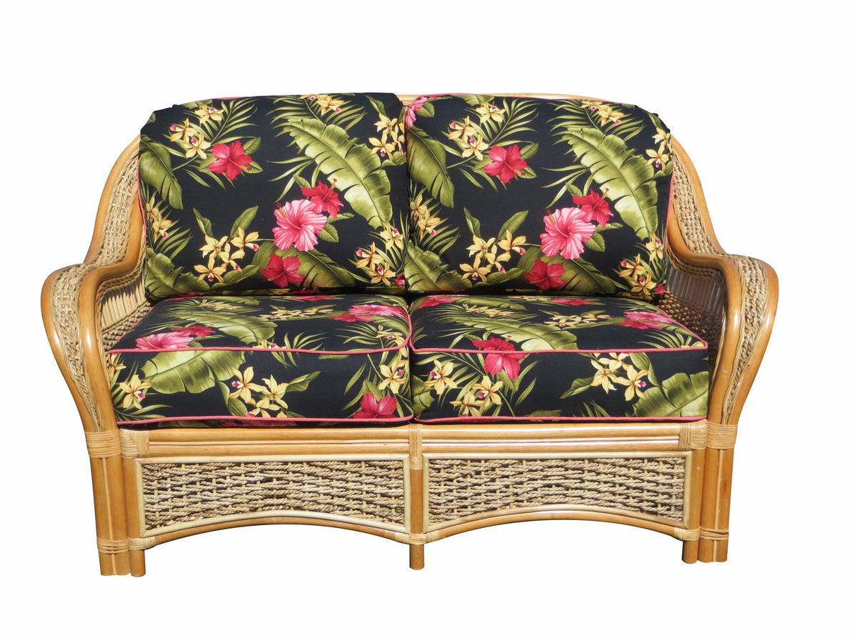 Spice Islands Islander Loveseat Natural - Rattan Imports