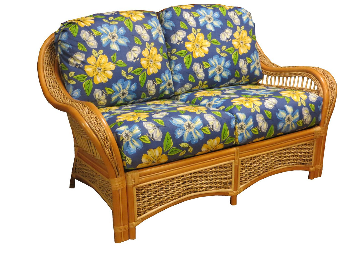 Spice Islands Islander Loveseat Natural - Rattan Imports