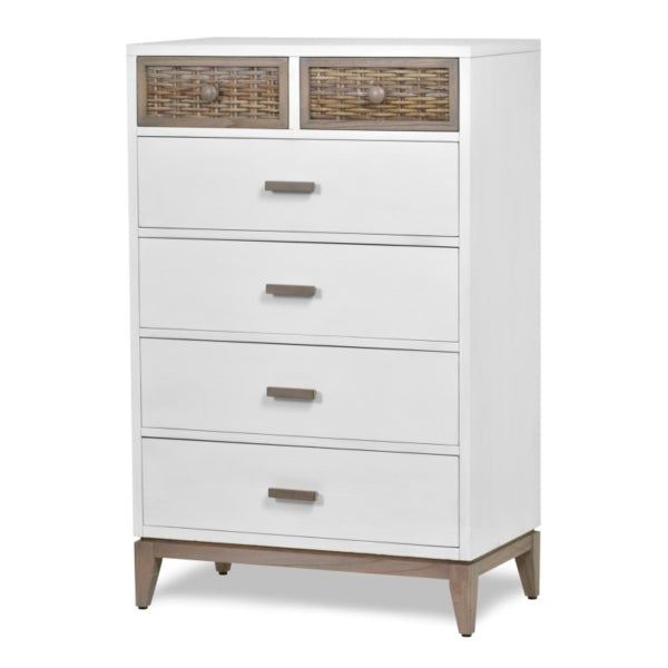 Sea Winds Trading Kauai White 6 Drawer Chest B53736-WHCRK