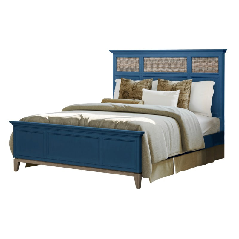 Sea Winds Trading Kauai Blue King Bed Set B53751-BLUECRK-SET