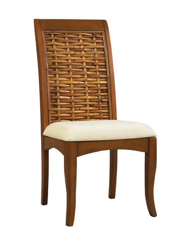 Designer Wicker &amp; Rattan By Tribor Freeport Dining Side Chair by Designer Wicker from Tribor Dining Chair - Rattan Imports