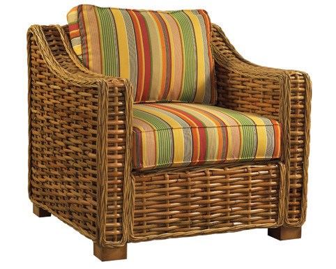 Designer Wicker &amp; Rattan By Tribor Freeport Arm Chair by Designer Wicker from Tribor Chair - Rattan Imports
