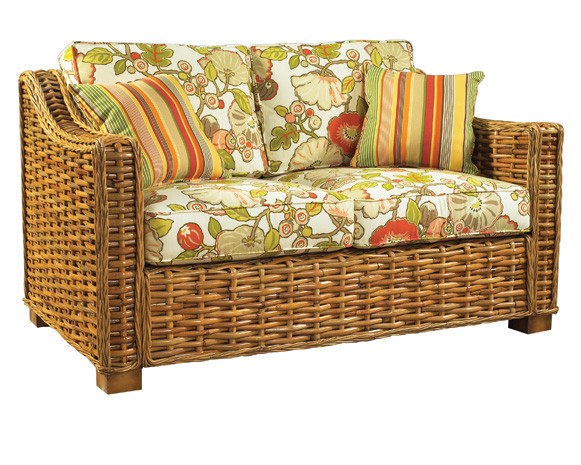 Designer Wicker &amp; Rattan By Tribor Freeport Loveseat by Designer Wicker from Tribor Loveseat - Rattan Imports