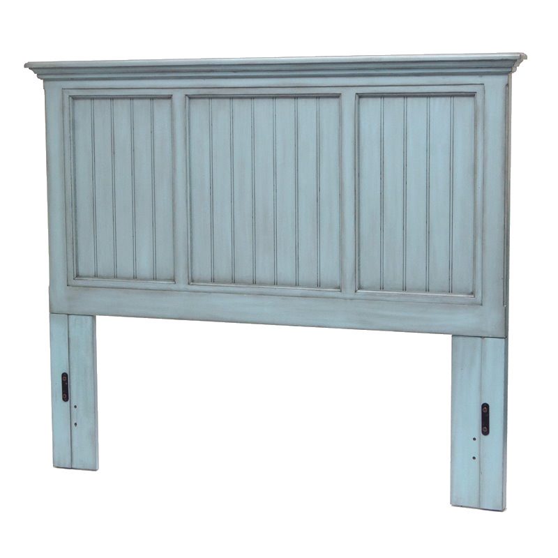 Sea Winds Trading Sea Winds Trading Monaco Queen Headboard by Sea Winds Trading B81840-BLEU Headboard - Rattan Imports