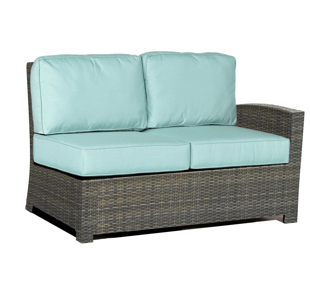 Forever Patio Barbados Wicker Sectional Right Arm Facing Loveseat