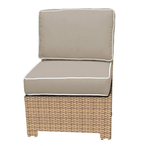 Forever Patio Barbados Wicker Sectional Middle Chair