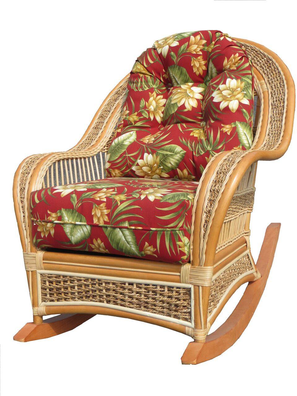 Spice Islands Spice Island Rocker Natural Rocking Chair - Rattan Imports