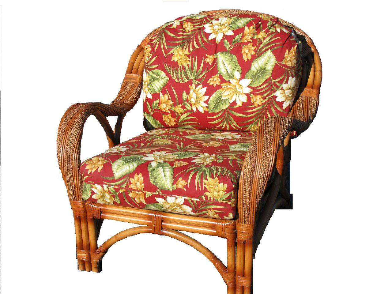 Spice Islands Spice Islands Caneel Bay Arm Chair Cinnamon Chair - Rattan Imports