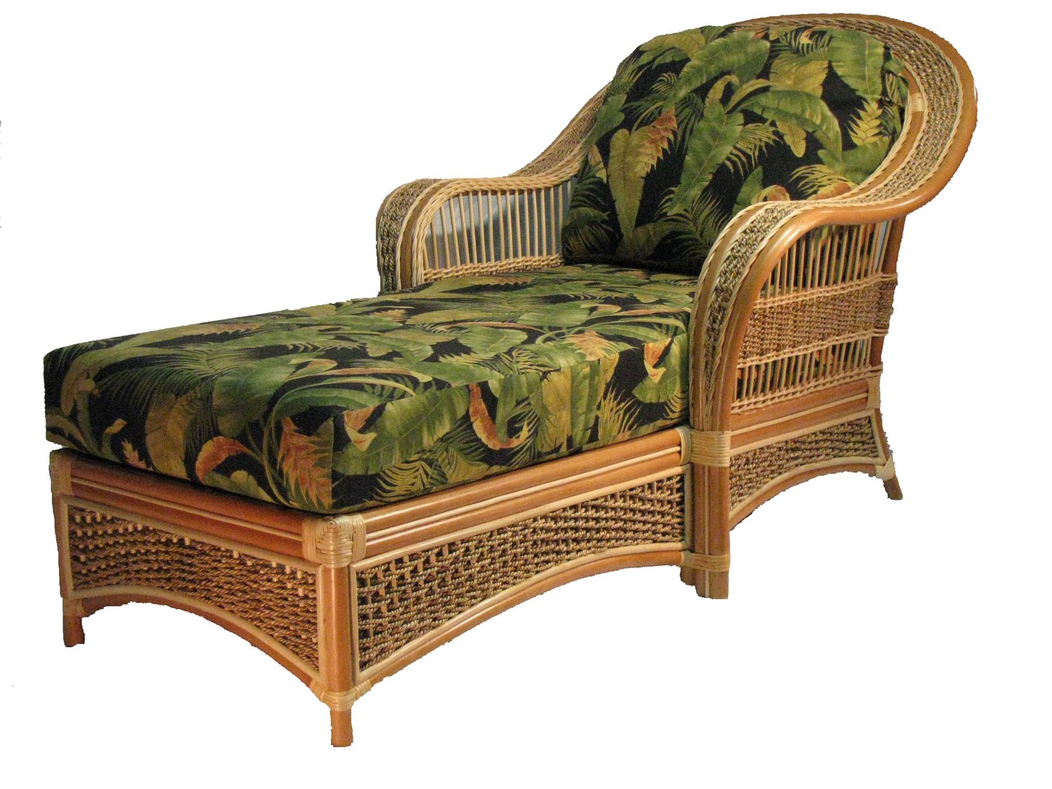 Spice Islands Spice Island Chaise Lounge Natural Lounge Chair - Rattan Imports