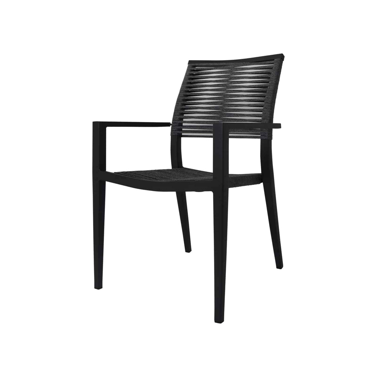 Source Furniture Source Furniture Chloe Rope Dining Arm Chair Dining Arm Chair - Rattan Imports