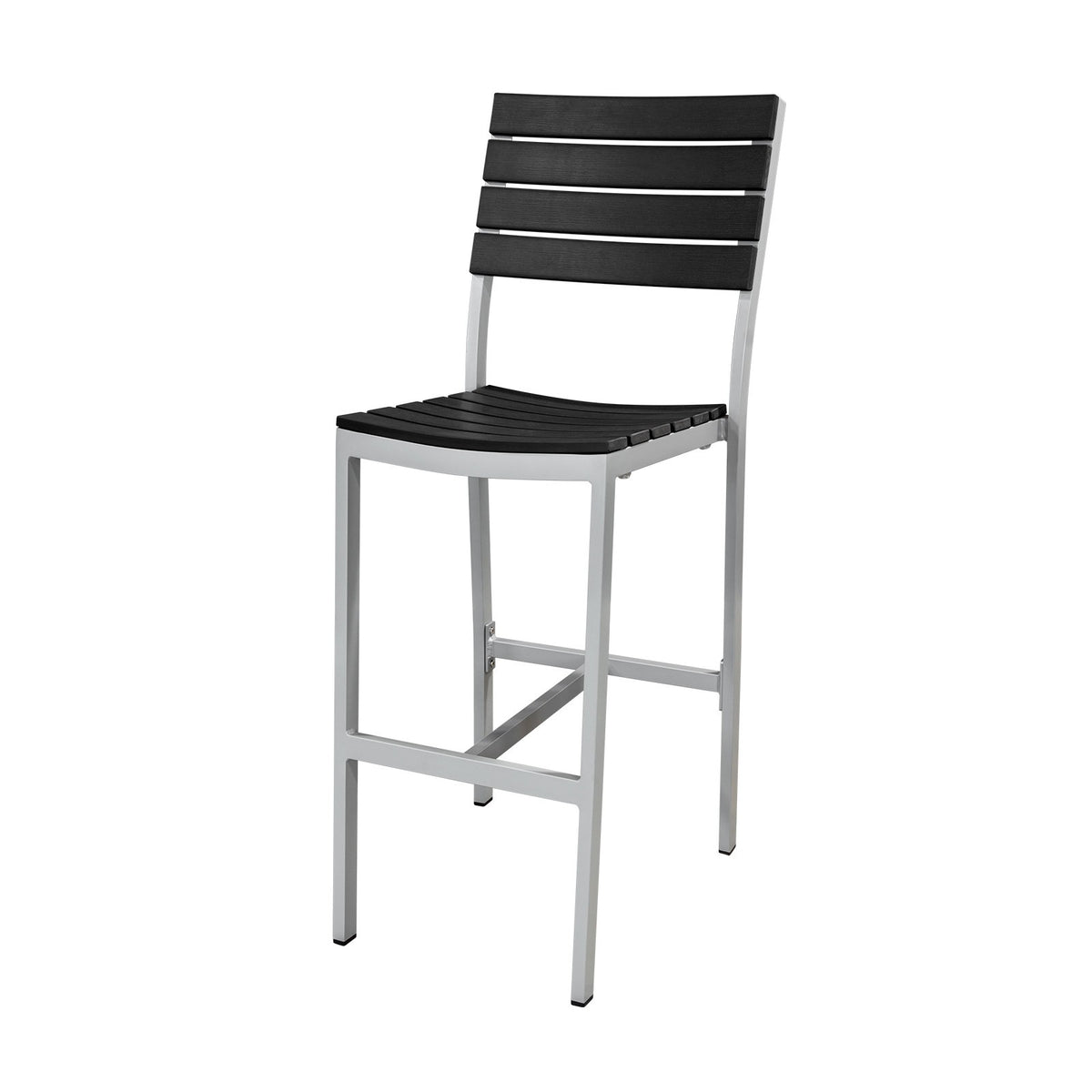 Vienna Bar Side Chair in Black - Rattan Imports