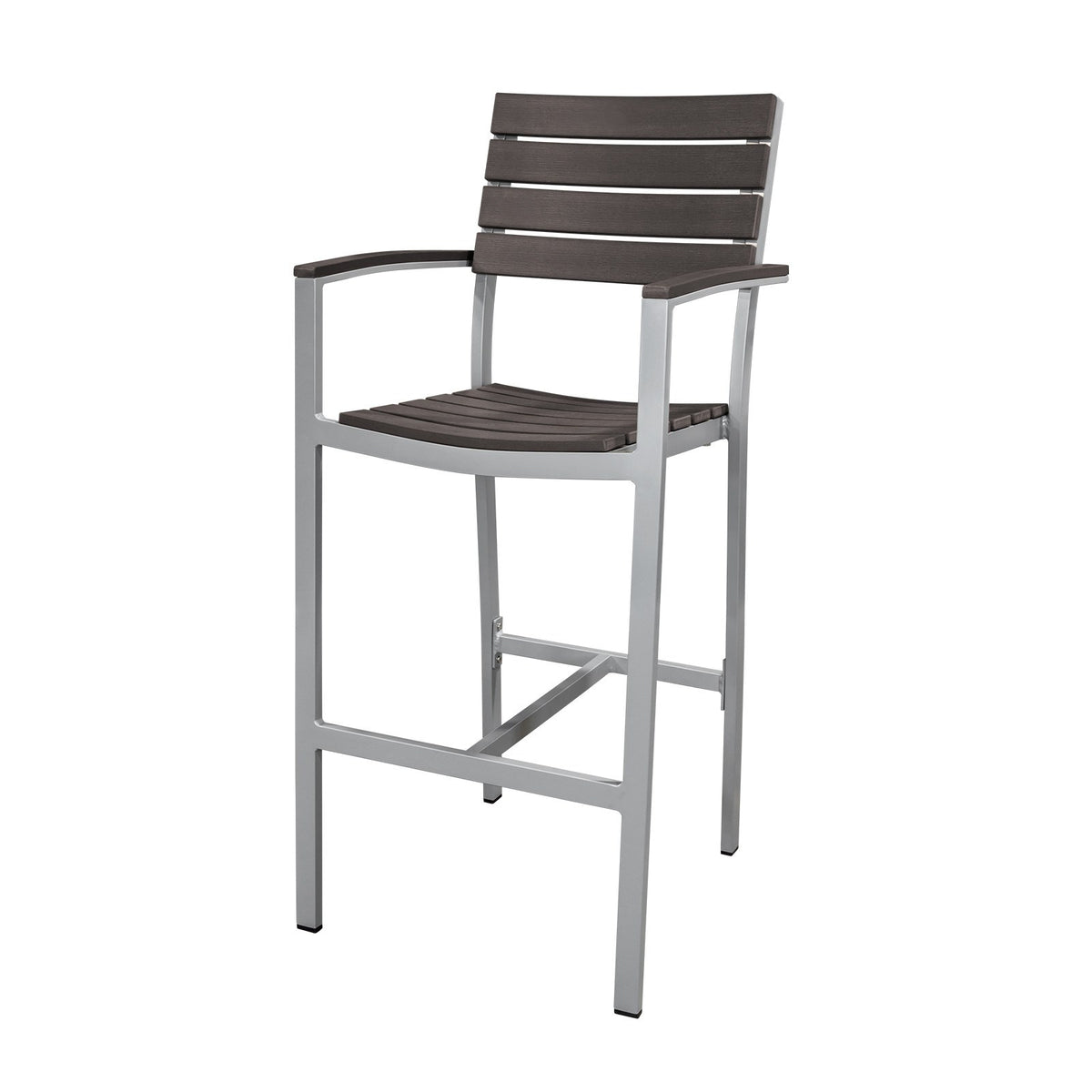 Vienna Bar Arm Chair in Black - Rattan Imports