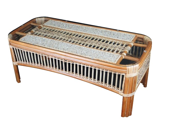 Spice Islands Spice Islands Seascape Coffee Table Natural Coffee Table - Rattan Imports