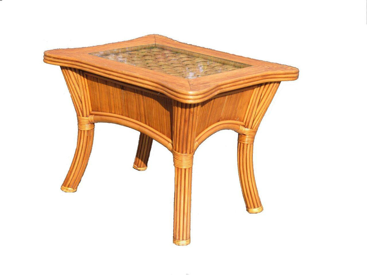 Spice Islands Kingston Reef End Table Cinnamon - Rattan Imports