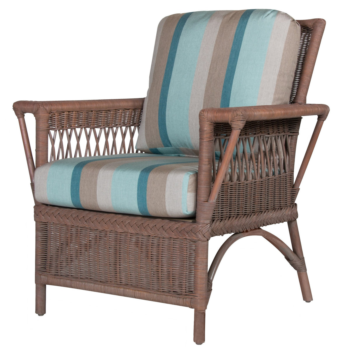 Designer Wicker &amp; Rattan By Tribor Windsor Arm Chair by Design Wicker from Tribor Chair - Rattan Imports